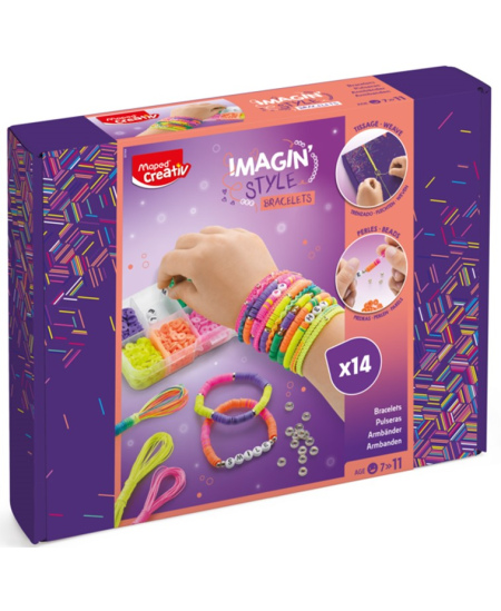 Käevõrude meisterdamise komplekt MAPED Creativ ImaginStyle, neoon