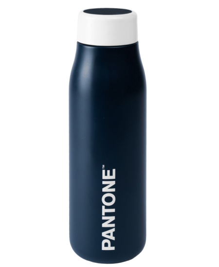 Digitaalse ekraaniga termospudel PANTONE, tumesinine, 500 ml