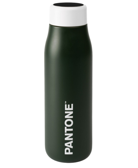 Digitaalse ekraaniga termospudel PANTONE, tumeroheline, 500 ml