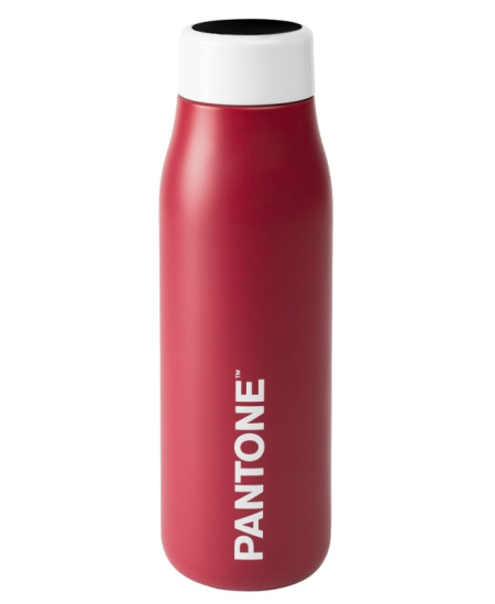 Digitaalse ekraaniga termospudel PANTONE, kirsipunane, 500 ml