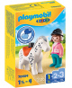 PLAYMOBIL 1.2.3 Ratsanik hobusega, 70404