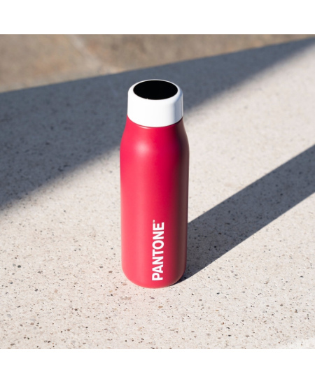 Digitaalse ekraaniga termospudel PANTONE, kirsipunane, 500 ml