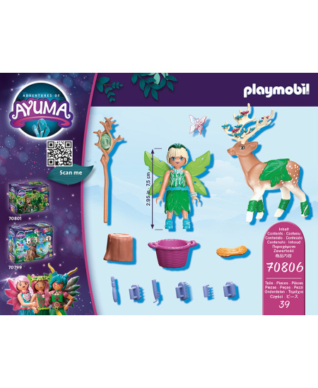 PLAYMOBIL Ayuma Metsahaldjas salapärase loomaga, 70806