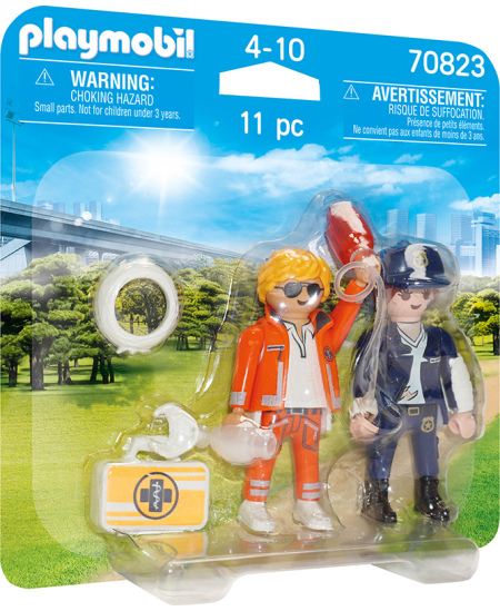 PLAYMOBIL City Action DuoPack Politseinik ja arst, 70823