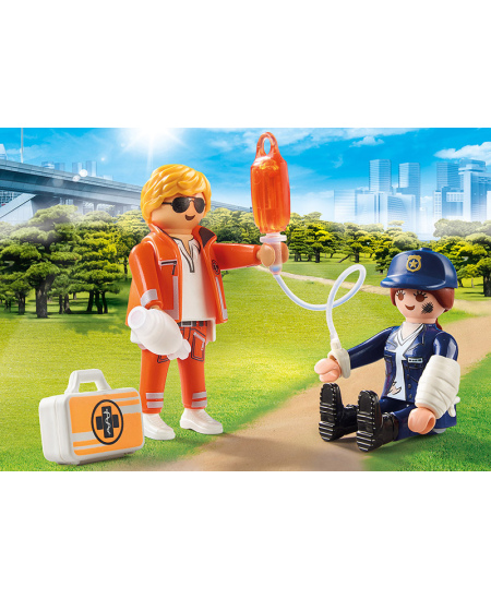 PLAYMOBIL City Action DuoPack Politseinik ja arst, 70823