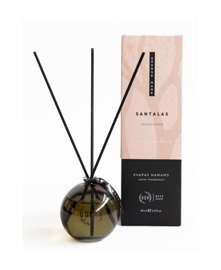 Kodulõhnastaja pulkadega ODORO, Sandlipuu, 90 ml