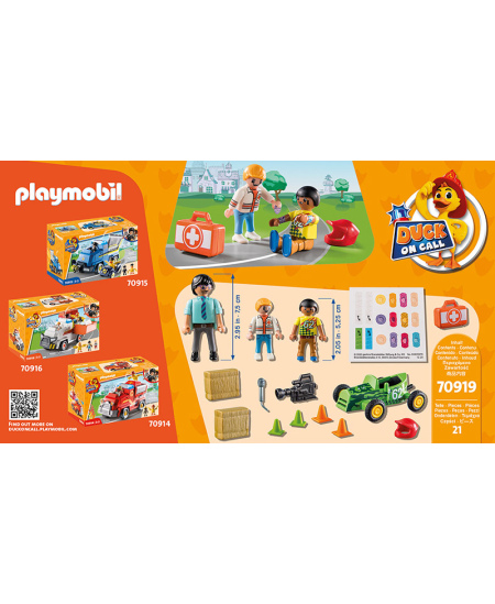 PLAYMOBIL Duck on Call Kiirabi võidusõitjale, 70919