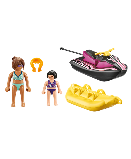 PLAYMOBIL Family Fun Starter Pack Vesijalgratas ja banaanipaat, 70906