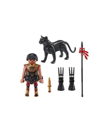 PLAYMOBIL Special Plus Sõdalane ja panter, 70878