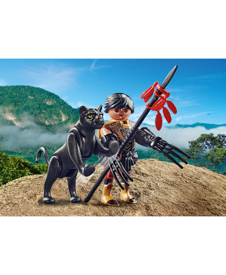 PLAYMOBIL Special Plus Sõdalane ja panter, 70878