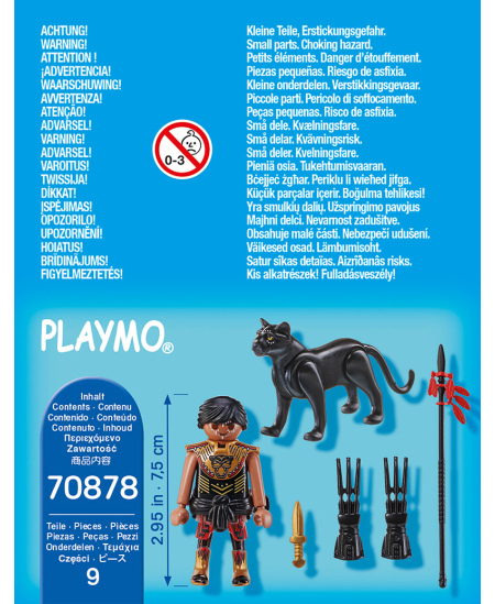 PLAYMOBIL Special Plus Sõdalane ja panter, 70878