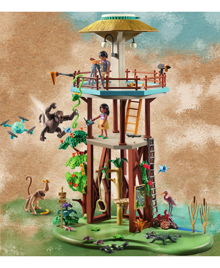 PLAYMOBIL Wiltopia Uurimistorn kompassiga, 71008