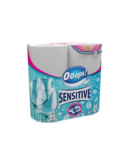 Köögipaber Ooops! Sensitive, 2 rulli