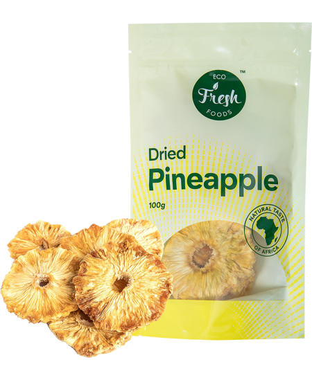 Looduslikud kuivatatud ananassid ilma suhkruta TROPICKS, 100 g