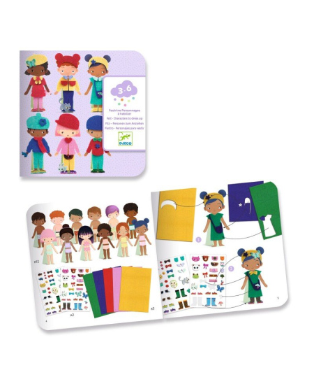 Vildist kollaaž DJECO Pehme riietamine