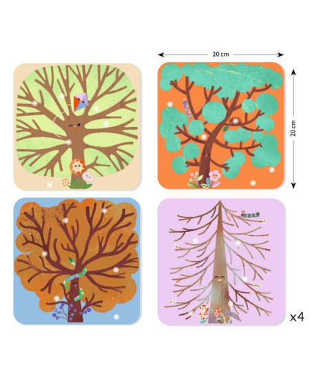 Vildist kollaaž DJECO Läbi aastaaegade