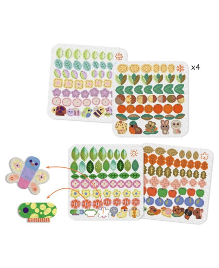 Vildist kollaaž DJECO Läbi aastaaegade