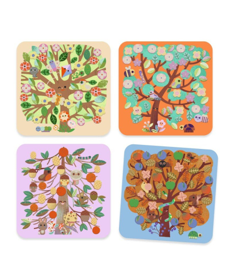 Vildist kollaaž DJECO Läbi aastaaegade