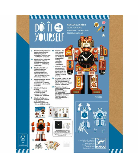 Kella valmistamise komplekt DJECO Robotime