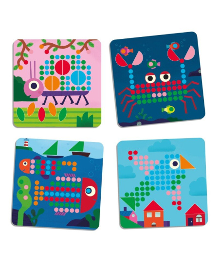 Lauamäng-mosaiik DJECO Eduludo Mini Animo