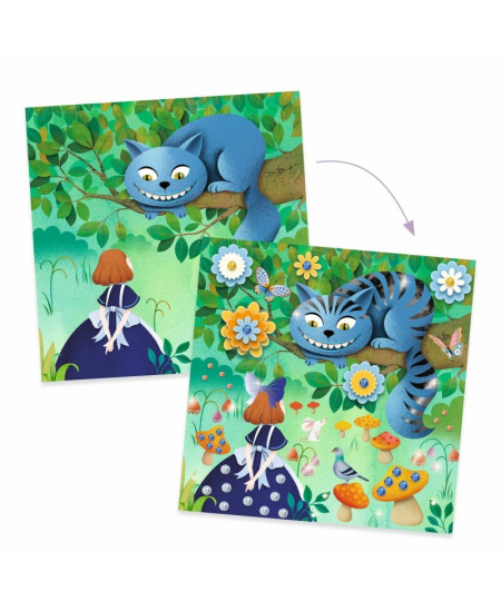 Muinasjutu kaunistamise komplekt DJECO Alice imedemaal