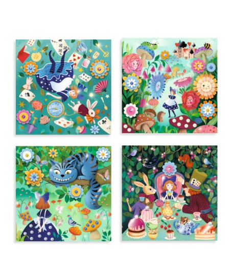 Muinasjutu kaunistamise komplekt DJECO Alice imedemaal