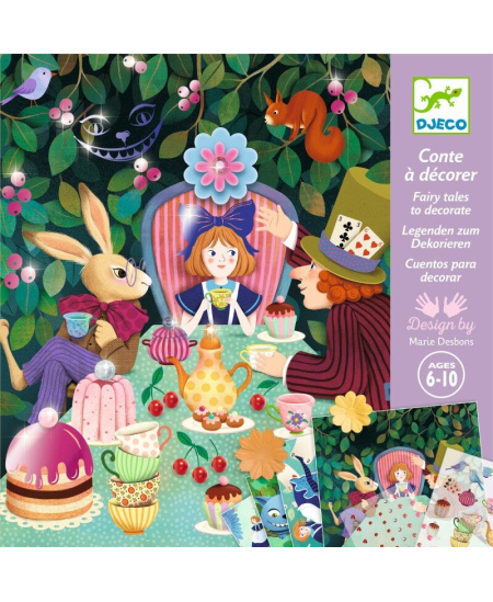 Muinasjutu kaunistamise komplekt DJECO Alice imedemaal