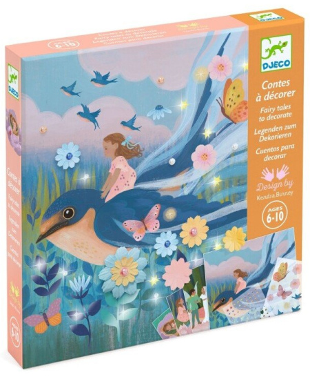 Muinasjutu kaunistamise komplekt DJECO Pöial-Liisi