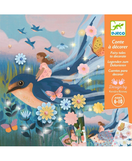 Muinasjutu kaunistamise komplekt DJECO Pöial-Liisi