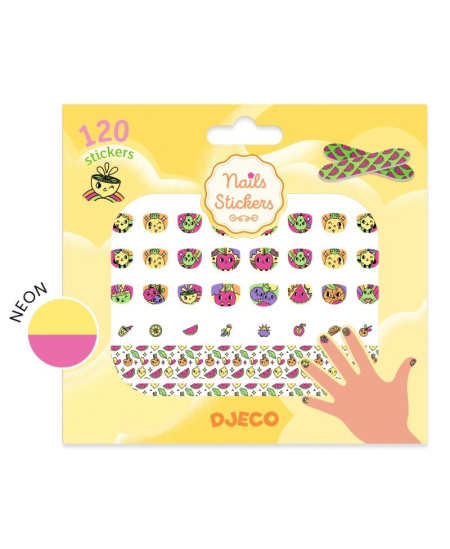 Küünekleebised DJECO Puuviljad