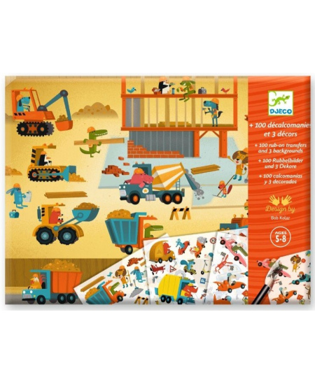 Hõõrutavad pildid DJECO Asfalt