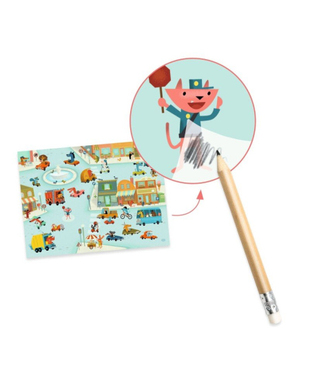 Hõõrutavad pildid DJECO Asfalt