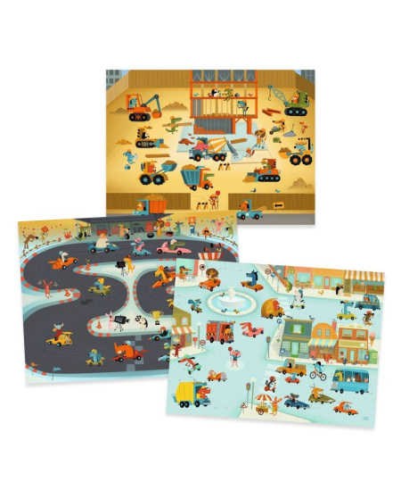 Hõõrutavad pildid DJECO Asfalt