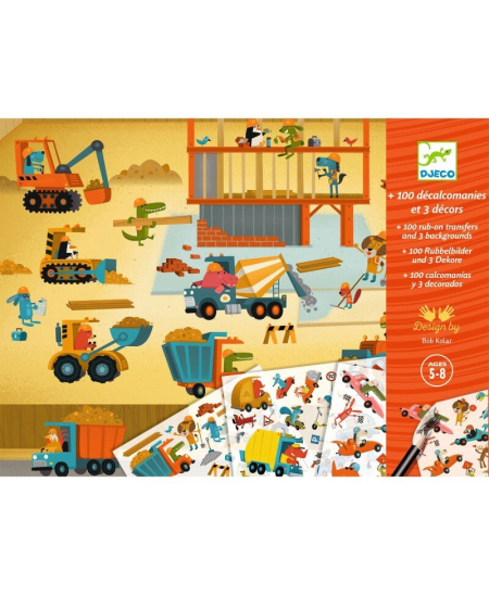 Hõõrutavad pildid DJECO Asfalt