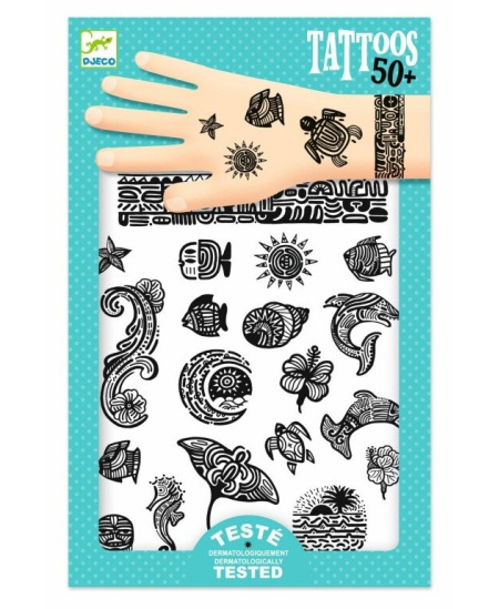 Kehatätoveeringute komplekt DJECO Polüneesia