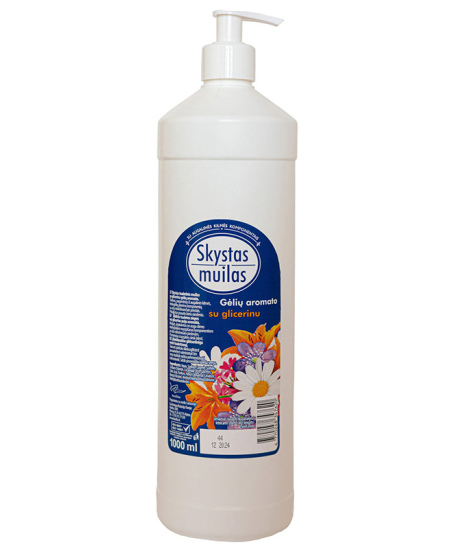 Vedelseep lillearoomiga, glütseriiniga, 1000 ml
