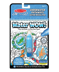 Veega joonistamise raamat MELISSA &amp; DOUG Water Wow Vee all