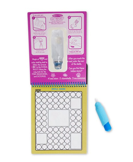 Veega joonistamise raamat MELISSA & DOUG Water Wow Vee all