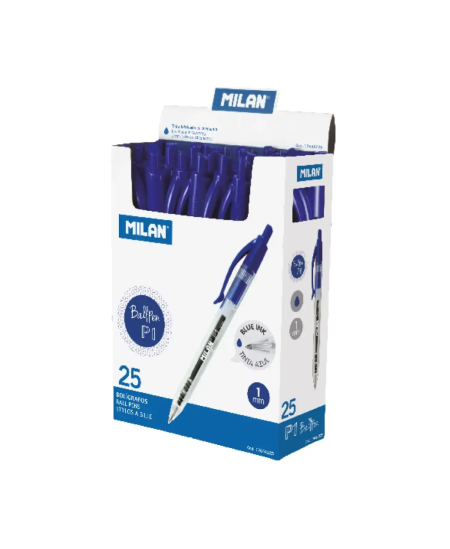 Automaatne pastapliiats MILAN, 1 mm, sinine