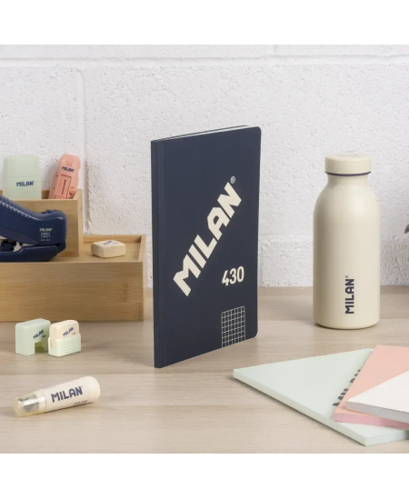 Ruudustikuga märkmik MILAN, A5, 48 lehte, sinine