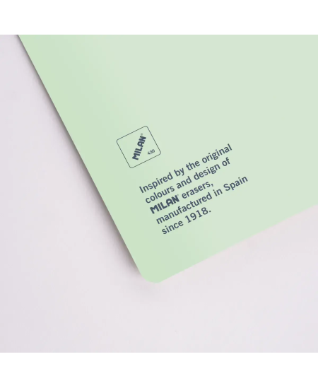 Ruudustikuga märkmik MILAN, A5, 48 lehte, roheline