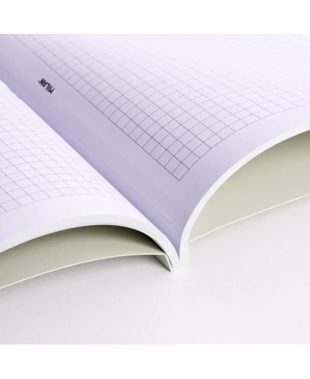 Ruudustikuga märkmik MILAN, A5, 48 lehte, roheline