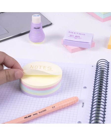 Kleepmärkmed MILAN, 250 lehte, pastelsed värvid