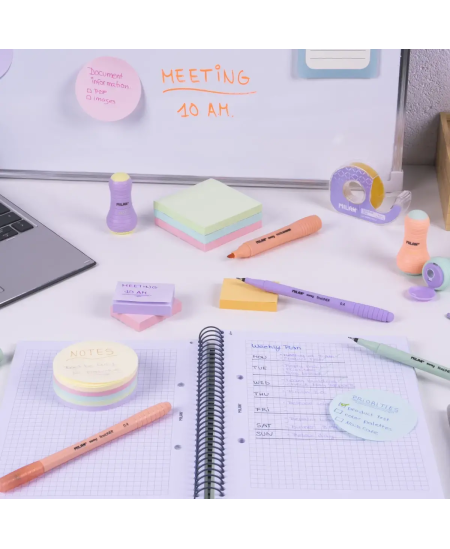 Kleepmärkmed MILAN, 250 lehte, pastelsed värvid