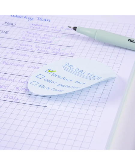 Kleepmärkmed MILAN, 250 lehte, pastelsed värvid