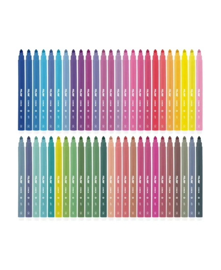 Viltpliiatsid MILAN, 50 tk, 50 värvi