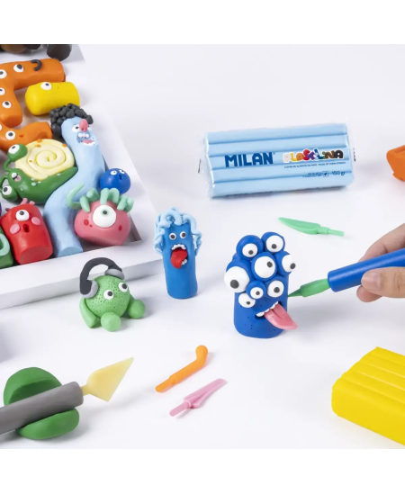 Voolimismass MILAN, 10 x 150 g, erinevad värvid