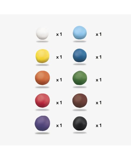 Voolimismass MILAN, 10 x 150 g, erinevad värvid