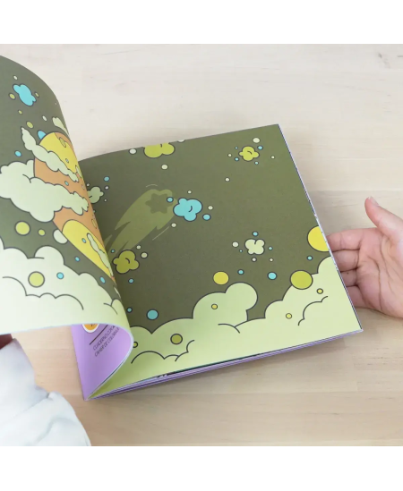 Värvimisvihik MILAN Alien Invasion, kleebistega