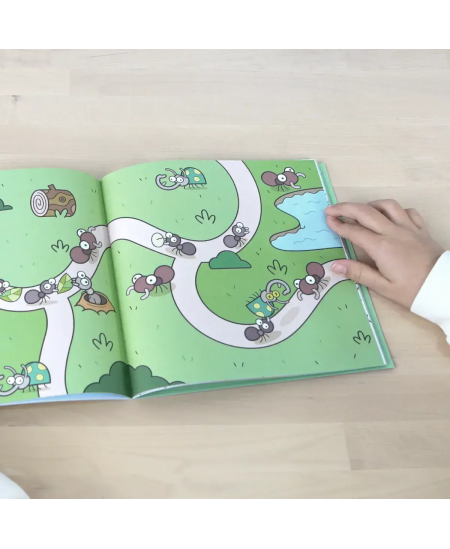 Värvimisvihik MILAN Green & Grow, kleebistega